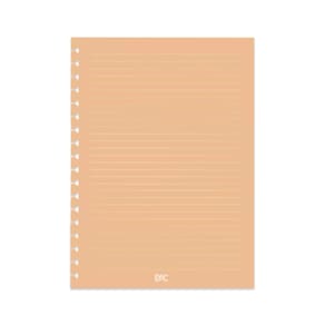 Refil Caderno Smart Colegial com 48 Folhas DAC - Laranja