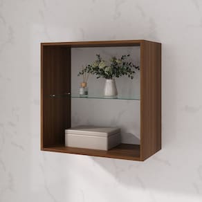 Armário Aéreo Fit 60cm sem Porta e Gaveta Oliva