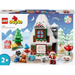Brinquedo de construção LEGO DUPLO Santa`s Gingerbread House 10976
