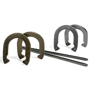 Conjunto de ferraduras Franklin Sports Starter com 4 ferraduras e 2 S