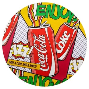 Lugar Americano Redondo Red Enjoy 37,5cm COCA016 - Hauskraft