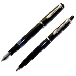 Conjunto Pelikan Caneta Tinteiro + Esf M100 Preto Ct Nos