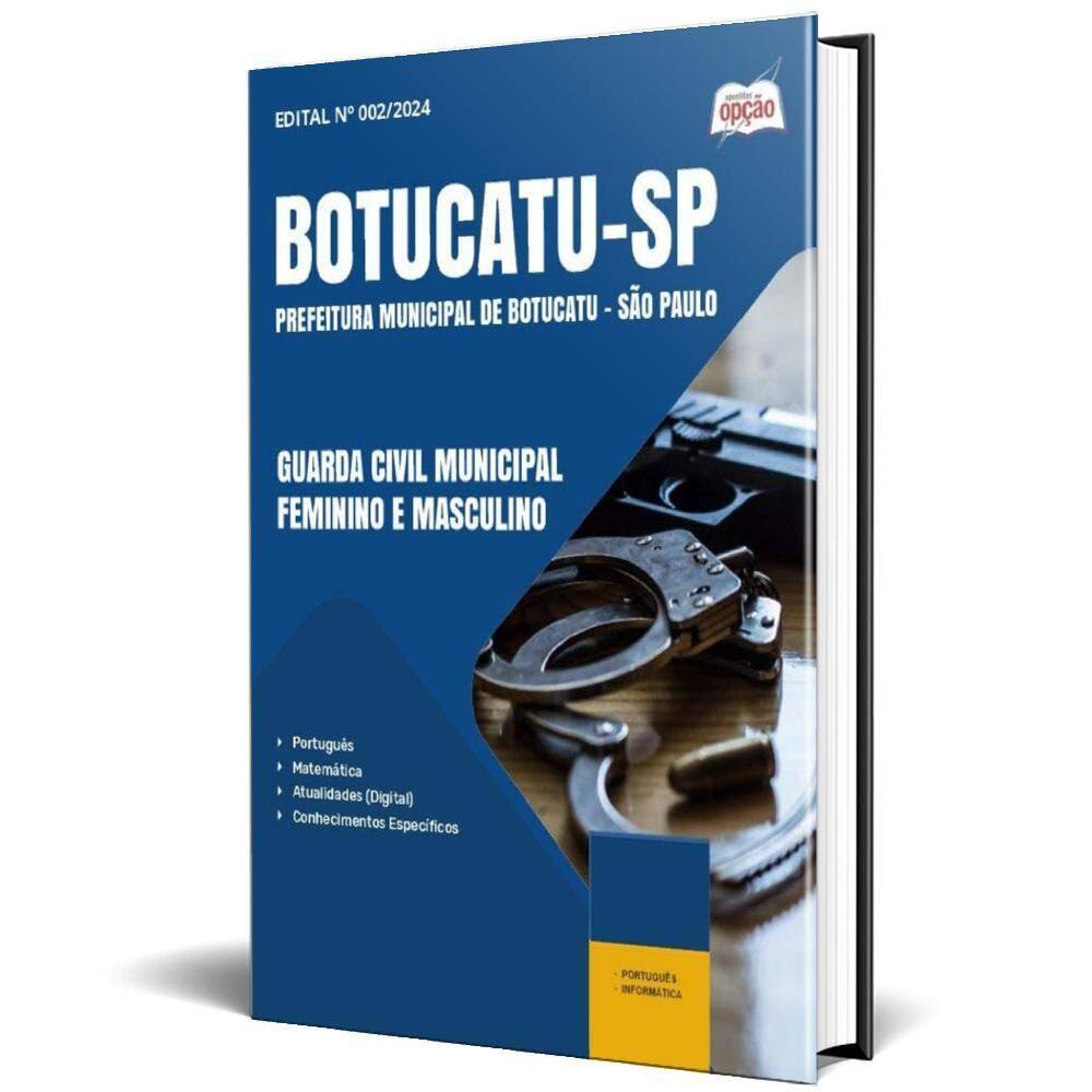 Apostila Prefeitura Botucatu Sp 2024 Guarda Civil Municipal