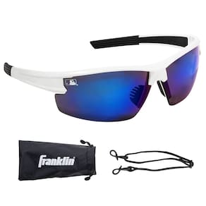 Óculos de sol Franklin Sports Retangulares Non Flip White 72mm