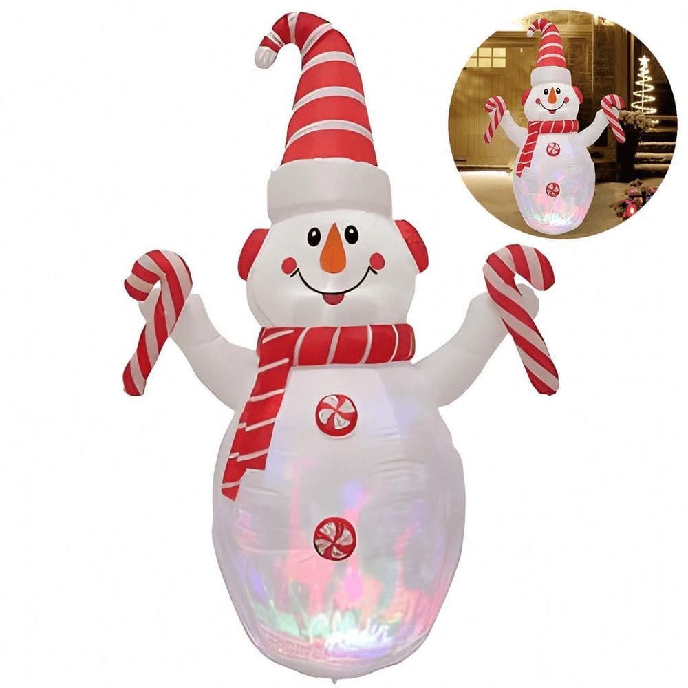 Boneco Neve Inflável Gigante Natalino 2,10M Decoração Festa