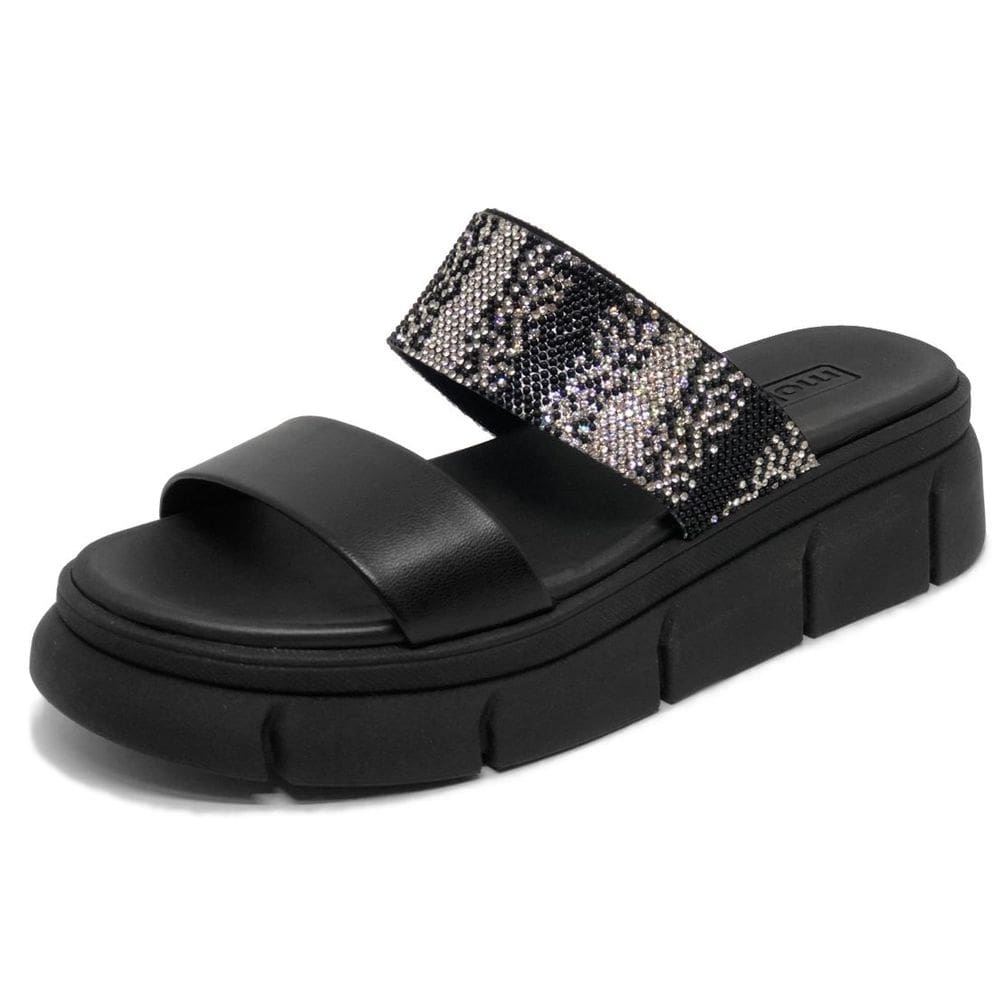 Chinelo Feminino Conforto Strass Flat Moleca 5483.106