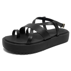 Sandalia Feminina Conforto Tratorada Moleca 5489.104