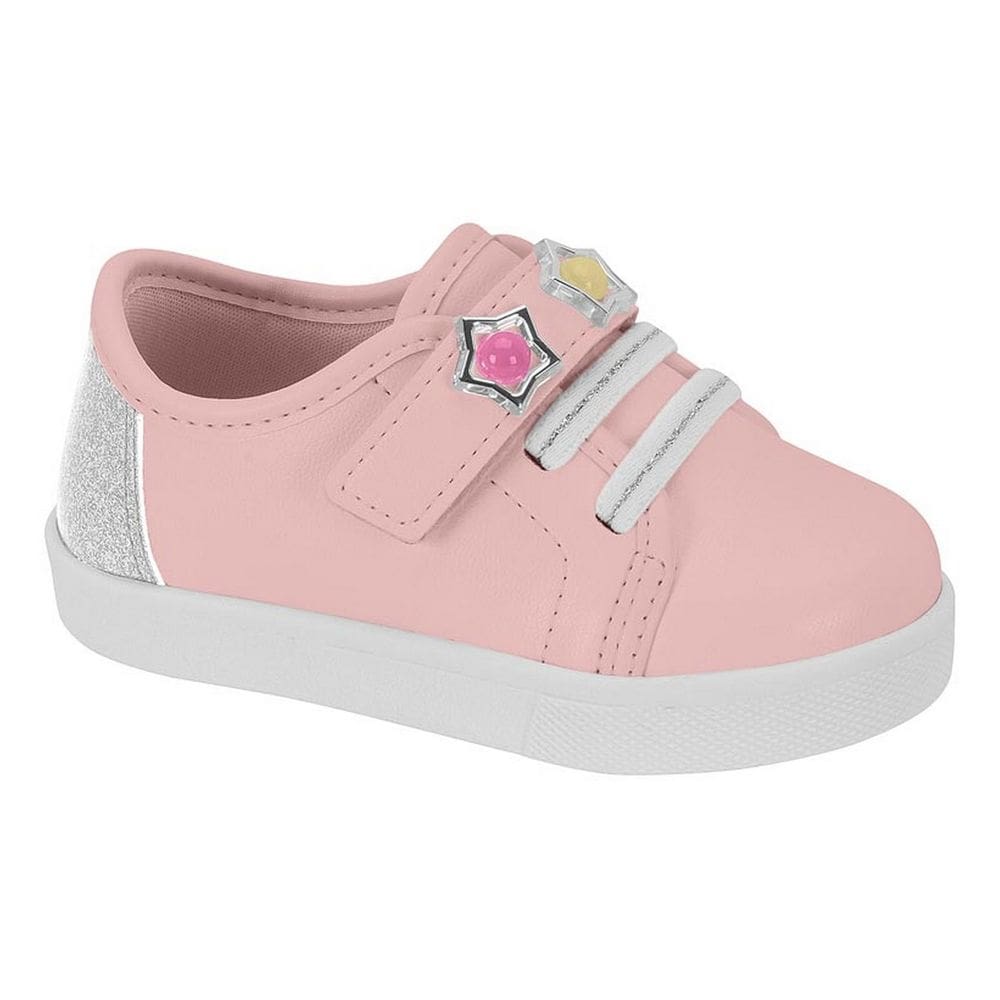 Tenis Infantil Molekinha Estrela Gliter Calce Facil 2118.581