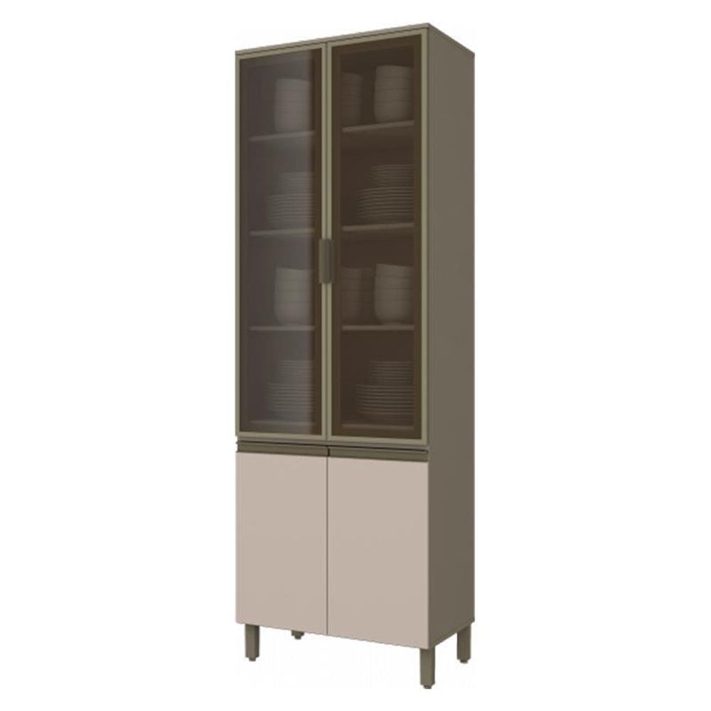 Cristaleira 4 Portas Connect - Móveis Henn