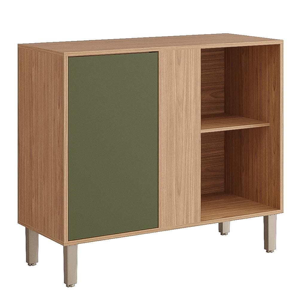 Balcão de Cozinha Divina Esplêndida Canto Reto 92cm com Tampo MDF - MGM - Verde