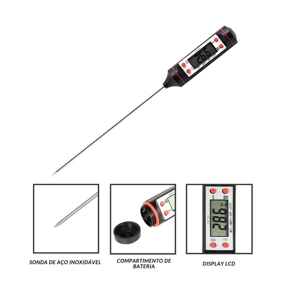 Termômetro Digital Para Sobremesas Gourmet