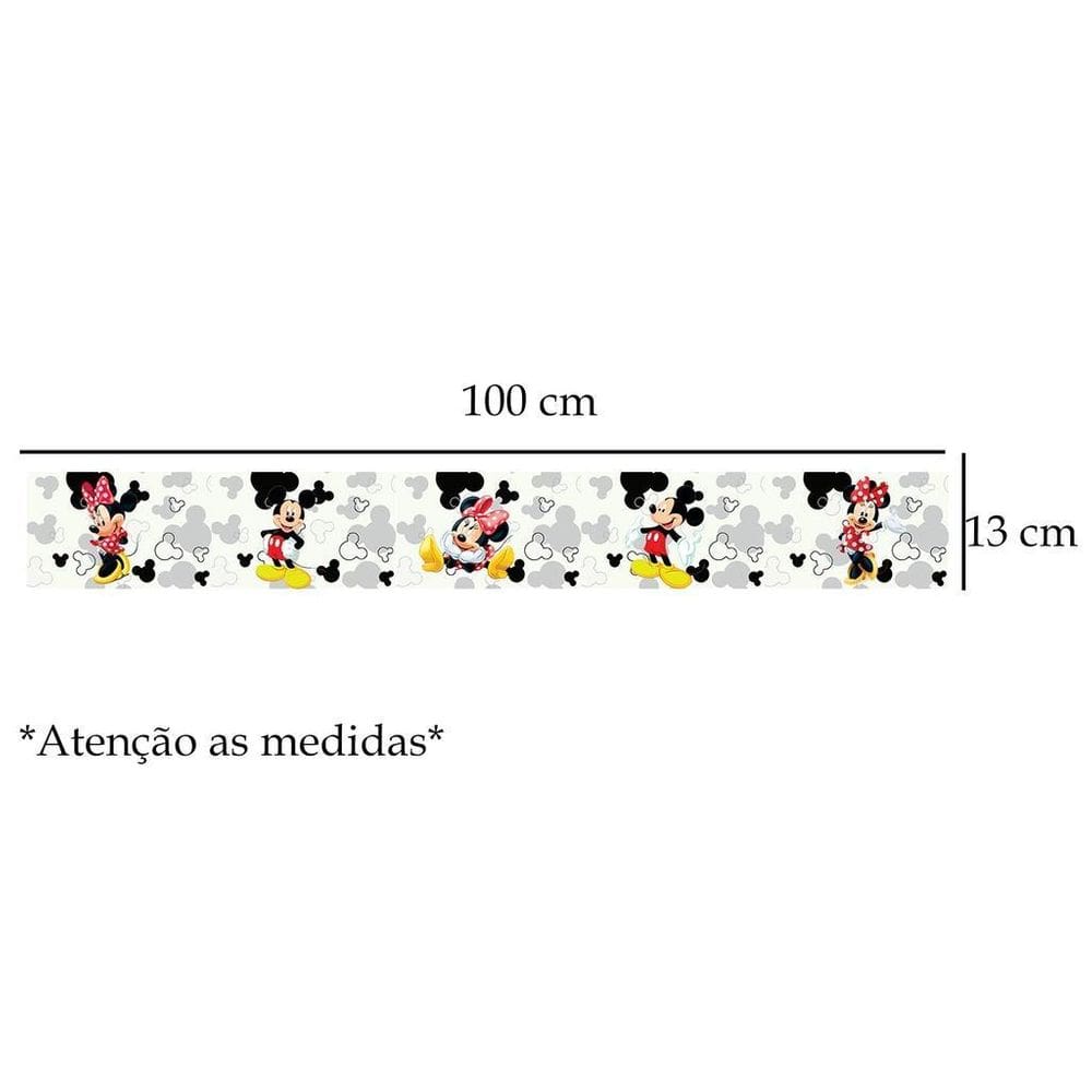Faixa Decorativa Minnie E Mickey Mod01
