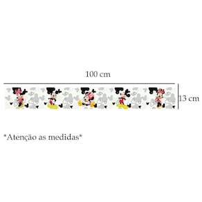 Faixa Decorativa Minnie E Mickey Mod01