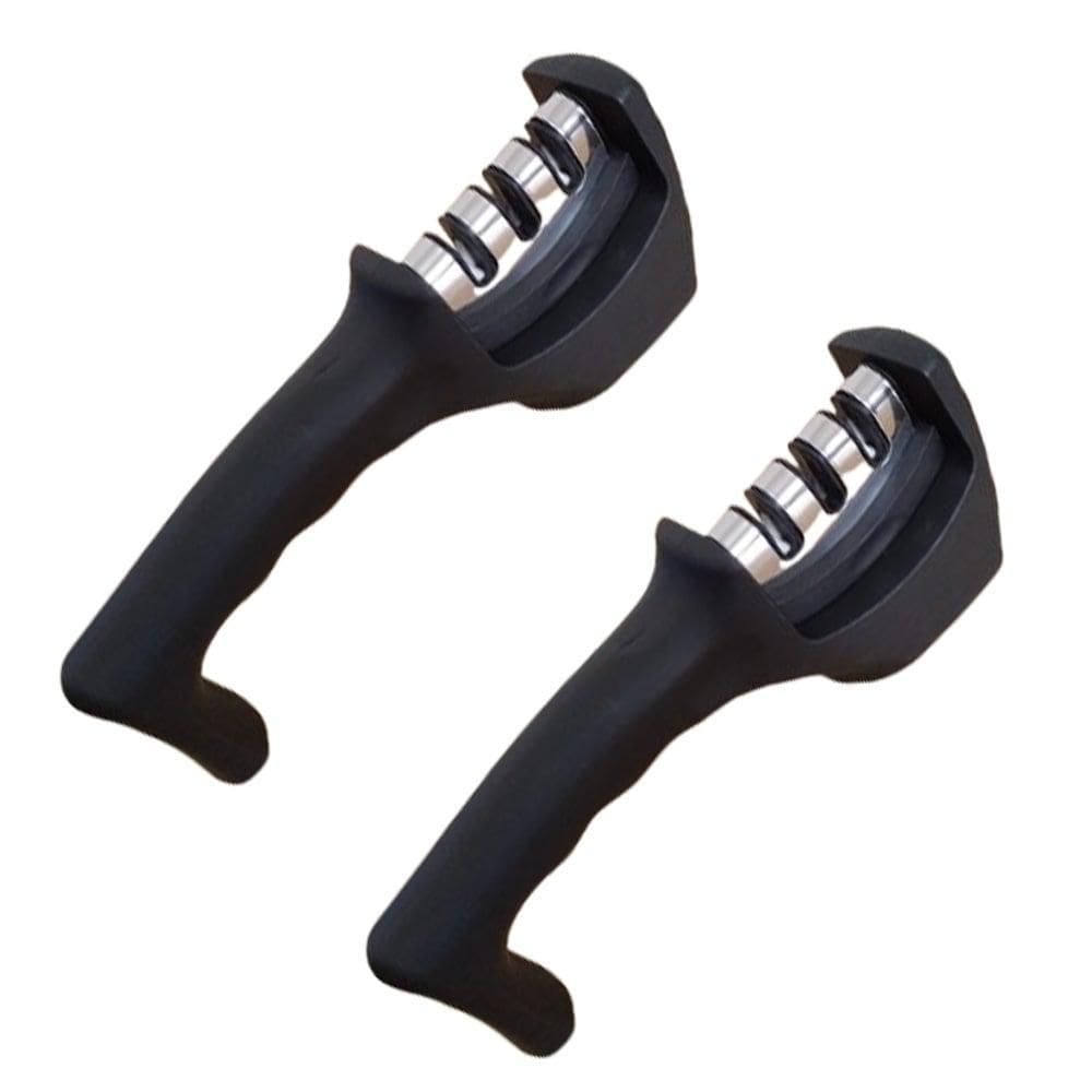 2 Afiador Amolador De Faca Tesoura 3 Fases Profissional 20Cm