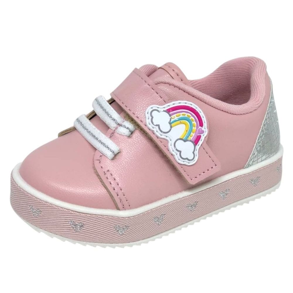 Tênis Infantil Menina Casual Brilho Conforto Molekinha