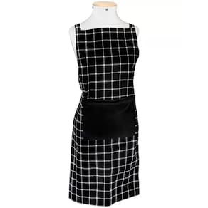 Avental de Cozinha Chess Preto e Branco TCDO001PT - Hauskraft