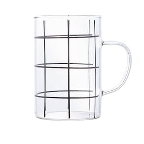 Conjunto 2 Canecas de Vidro em Tiras 280ml 2953 - Lyor