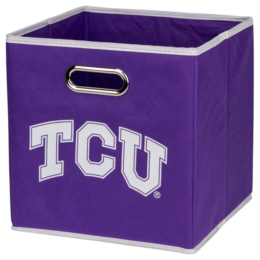 Caixa de armazenamento Franklin Sports NCAA TCU Horned-Frogs 28x28cm