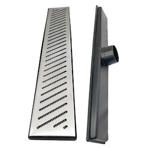 Ralo 15x80 Inox 304 Saída Baixa 100mm com Tela Anti Insetos