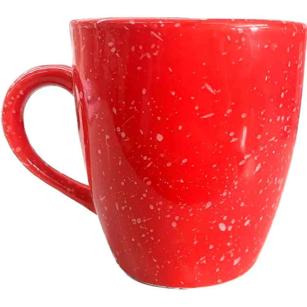 Caneca Senna Vermelha com Pintinhas Brancas 250ml CANC202VM - Hauskraft