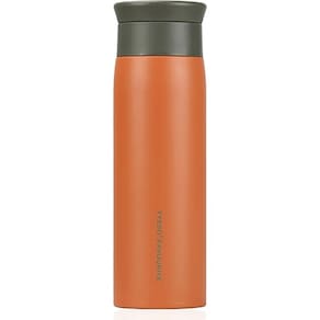 Copo Térmico Aço Inox com Tampa 500ml Laranja TOP1128 - DL Festas