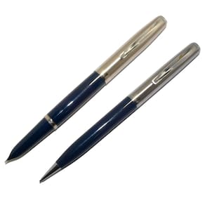 Conjunto Parker 21 Caneta Tinteiro Lap 0.9Mm Azul Usa Nos