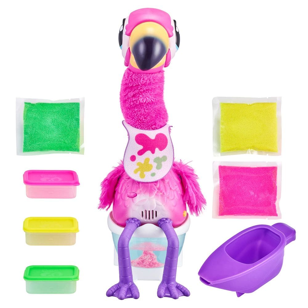 Brinquedo de pelúcia interativo Little Live Pets Gotta Go Flamingo