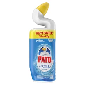 Desinfetante Gel Uso Geral Marine Pato Limpeza Profunda Squeeze 750ml