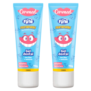 Kit 2 und Gel Dental Carmed Fini Dentadura 70g