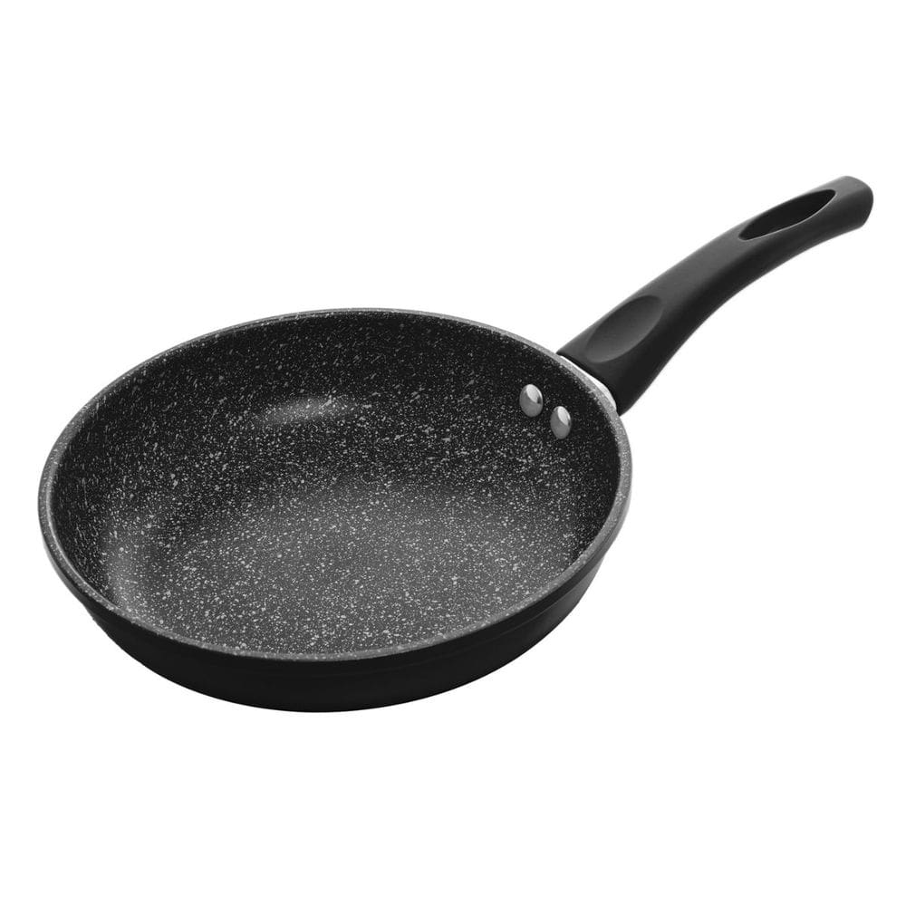 Frigideira de Indução em Alumínio com Revestimento Cerâmico Granilite Preta 24cm 5215 - Lyor