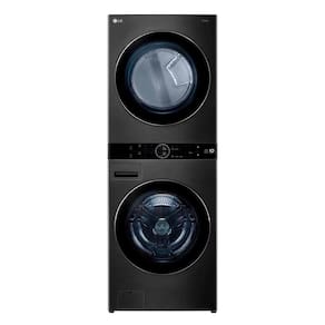 Lava & Seca 17Kg Smart LG WashTower Aço Escovado Preto 06 Programas de Lavagem e Inteligência Artificial AIDD - WK1