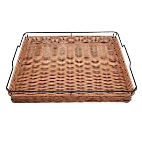 Bandeja 40x30 Rattan Iron 9755 - Mimo Style