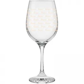 Taça de Vinho Barone Love Gold 490ml Love 7056015 - Allmix