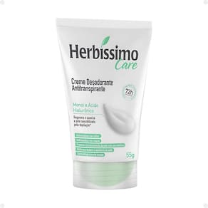 Creme Desodorante Antitranspirante Herbíssimo Care Monoi e Ácido Hialurônico 55g