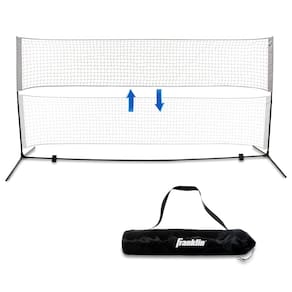Rede esportiva Franklin Sports portátil ajustável de 10 pés de largura
