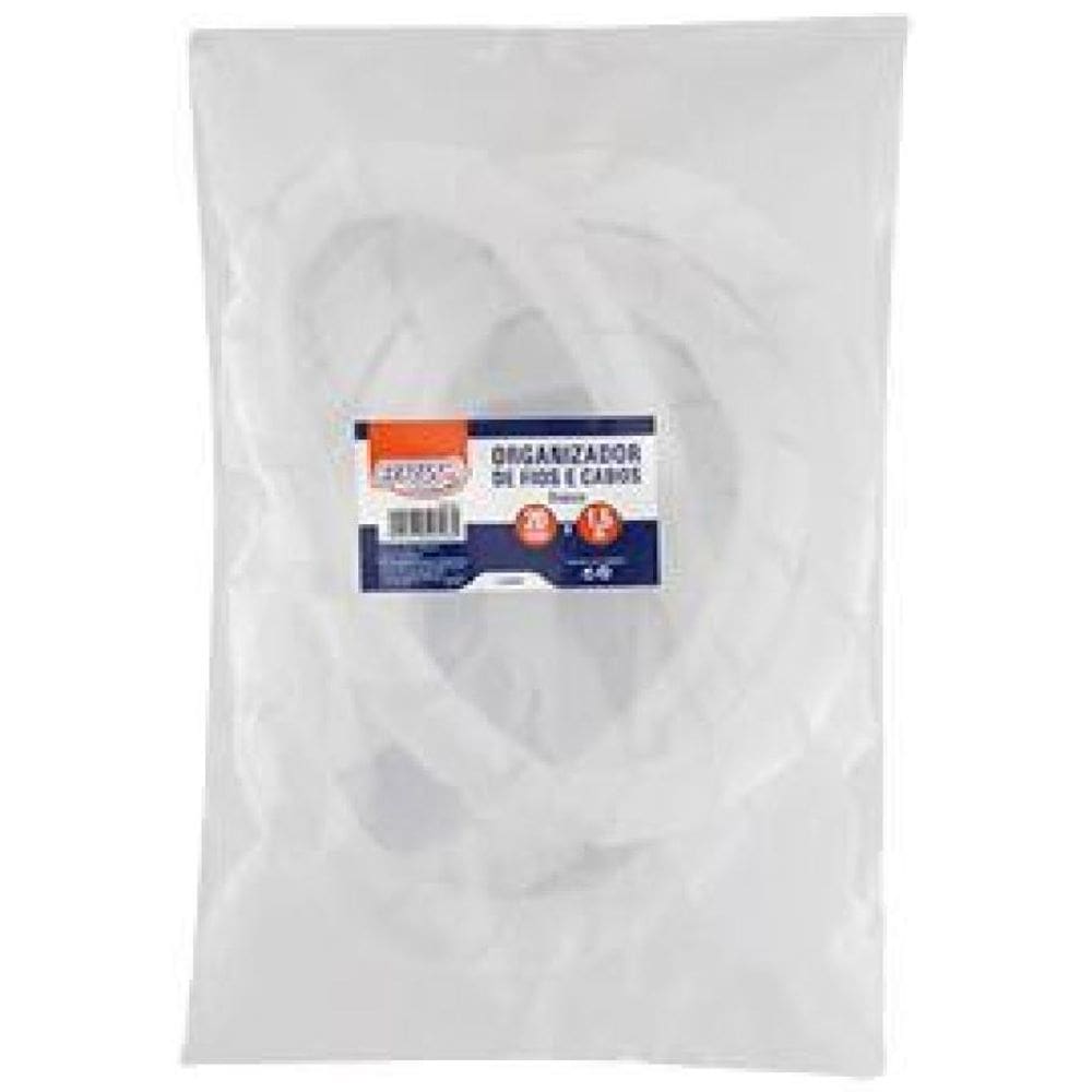 Organizador De Fios E Cabo Branco 12Mm X 1,5M - Brw