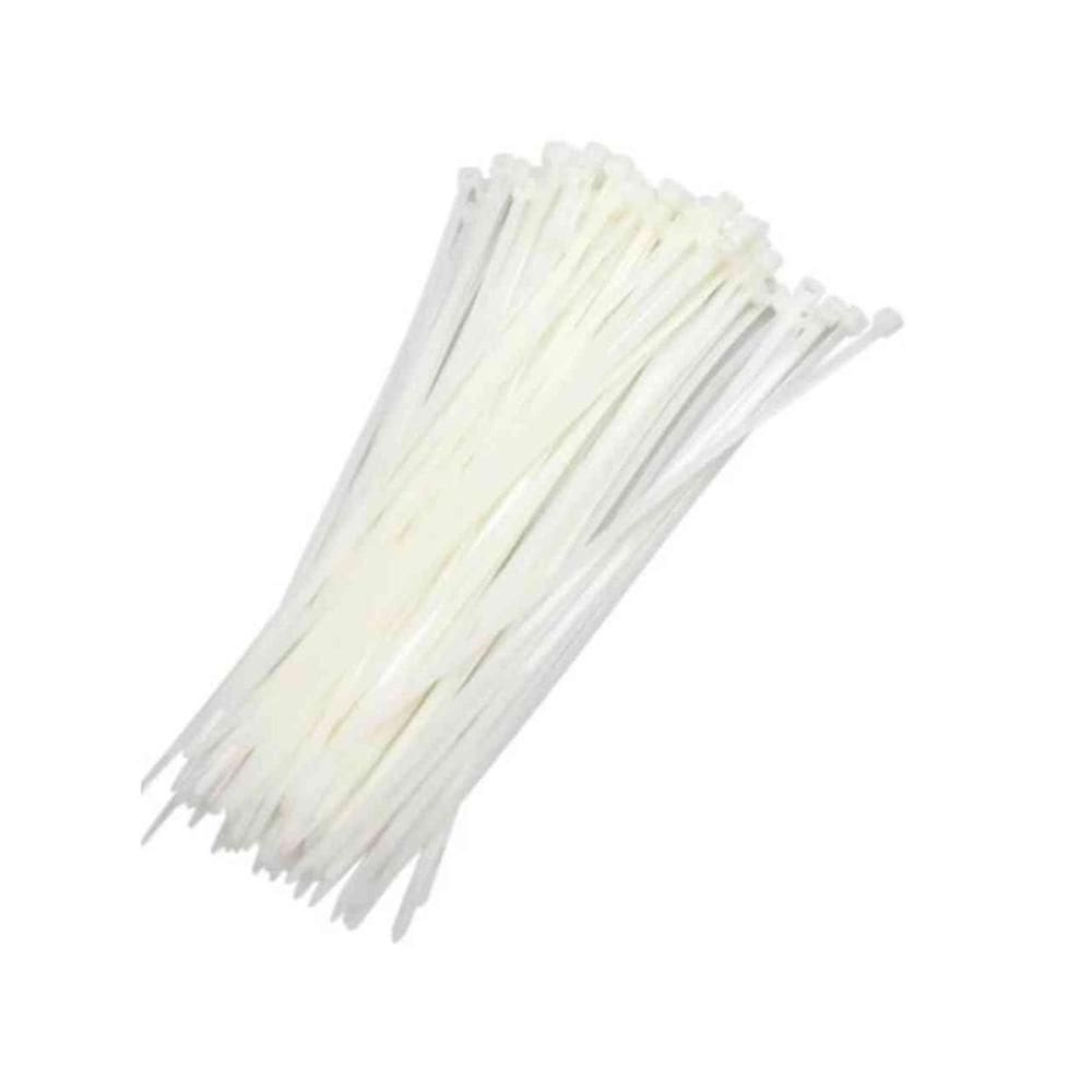 Abraçadeira De Nylon Western 3,6X200Mm C/100 Branco 126-3