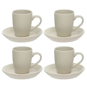 Conjunto 4 Xícaras de Café com Pires Sarah JGXC092 - Hauskraft