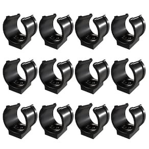 Kit 12 Abraçadeira Impacto Cano Tubo 32Mm 1`` Preta Estrela