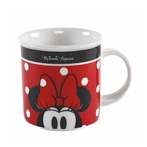 Caneca Retrô Roupa Minnie 300ml de Porcelana ST65183 - Ndi