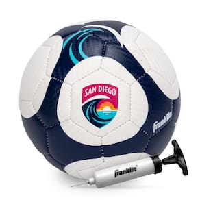 Bola de futebol Franklin Sports NWSL San Diego Wave Size 1