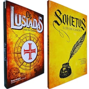 2 Livros Coleção Luís de Camões Luís Vaz de Camões Texto Integral Com Questões de Vestibular Comentadas