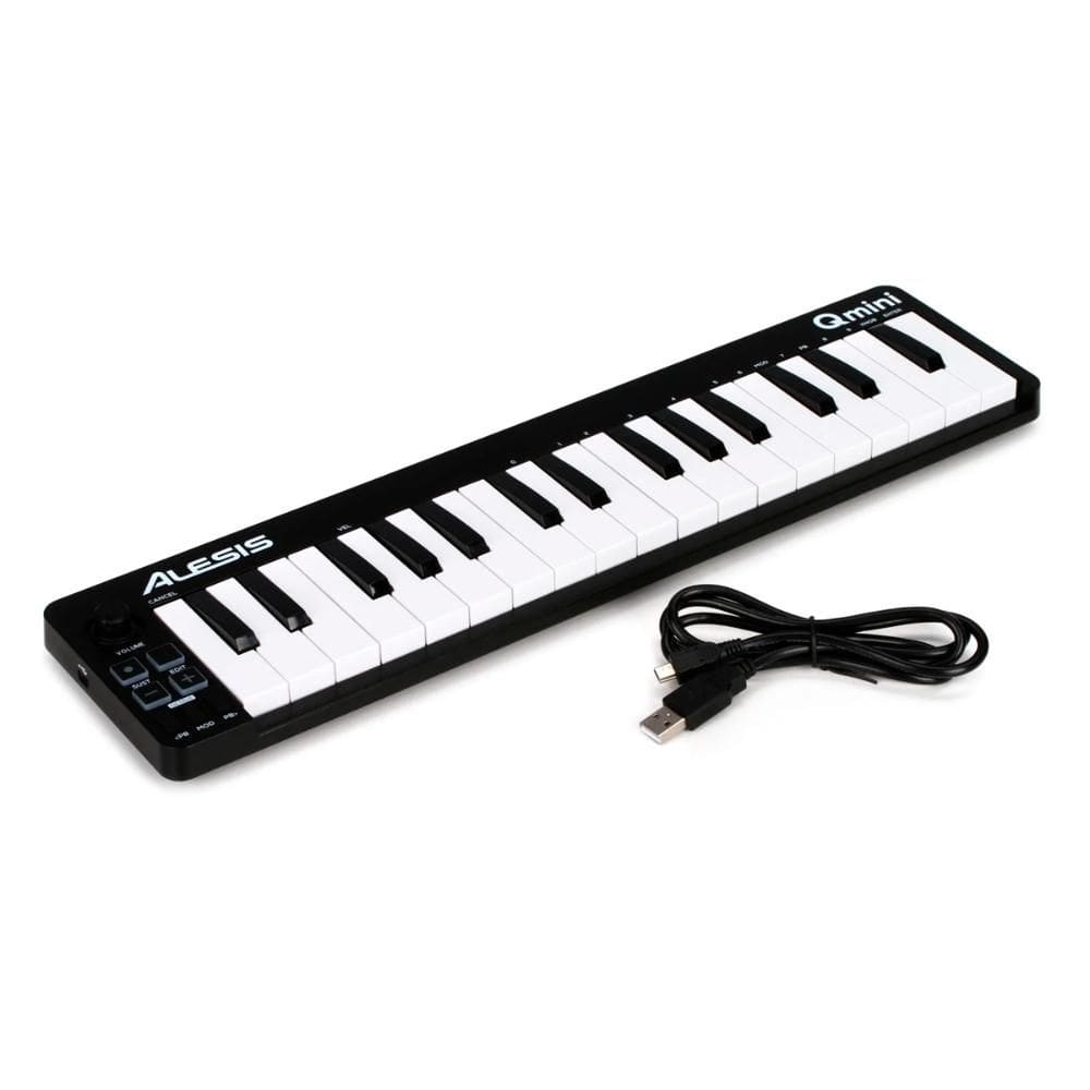 Teclado Controlador 32 Teclas Alesis QMini
