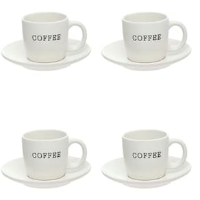 Conjunto 4 Xícaras de Café com Pires Cremon JGXC087 - Hauskraft