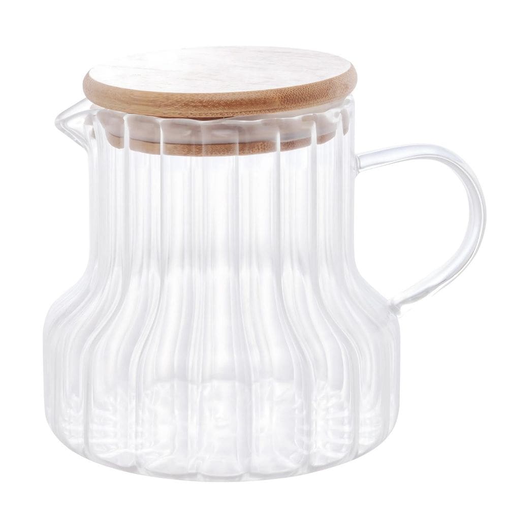 Jarra de Vidro Borossilicato com Tampa de Bambu Classic 500ml 2900 - Lyor