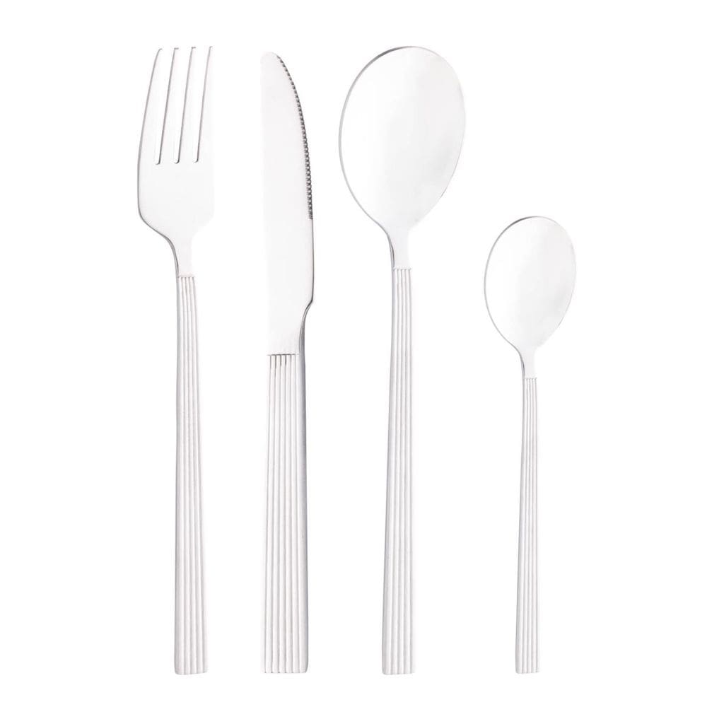 Conjunto Faqueiro Athenas Aço Inox 16 pçs 220060 - Lyor