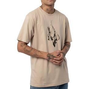 Camiseta MCD Espada Fogo Negro SM25 Masculina Areia Catedral