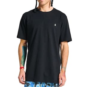 Camiseta Volcom Stone Blanks SM25 Masculina Preto