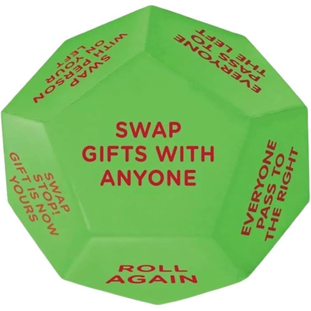 Jogo de dados de troca de presentes TUSIIPAW Santa Swap 2025 Christmas