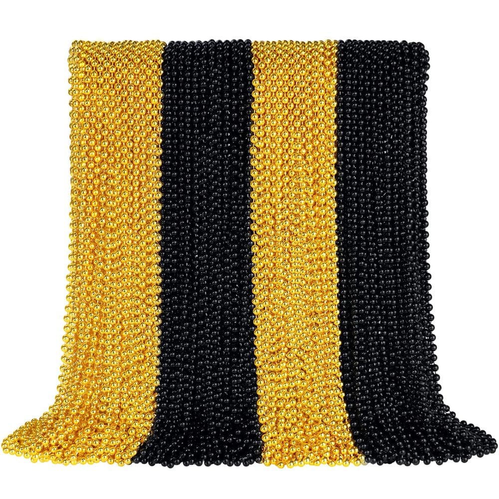 Colares SHAOQINLIN Ano Novo 2025 Dourado Preto 33 cm 7 mm 144 unidades